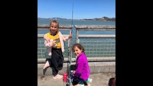 girls fishing photo